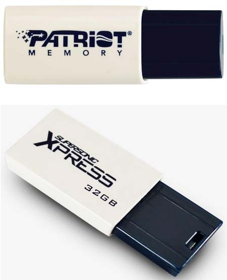 Patriot представляет шуструю флешку Supersonic Xpress USB 3.0